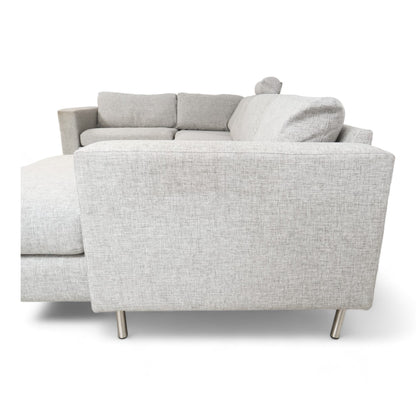 Nyrenset | Habitat Arctic U-sofa med nakkestøtte og puff