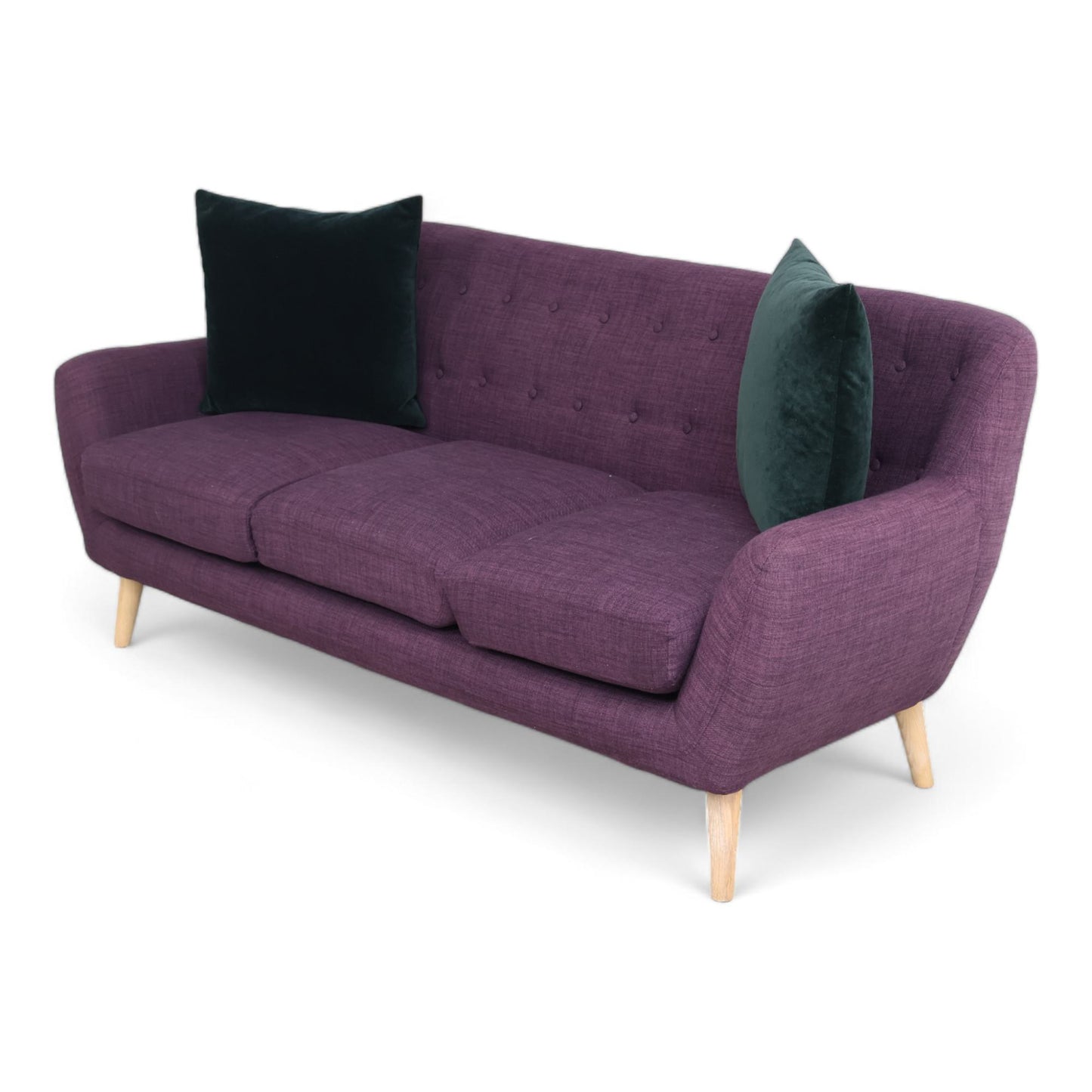 Nyrenset | 3-seter sofa i lilla fra Sofacompany