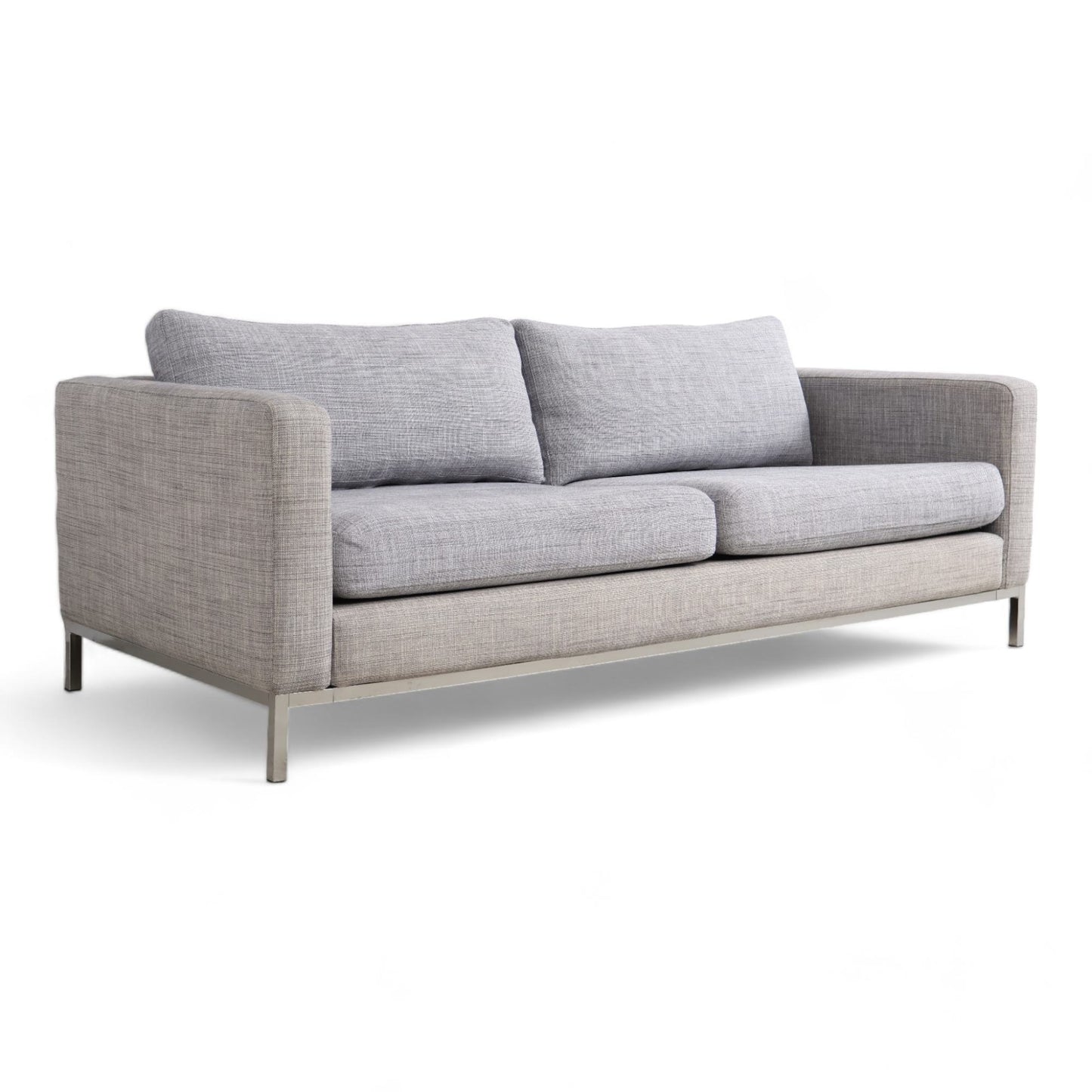 Nyrenset | Lys grå IKEA Karlstad 3-seter sofa