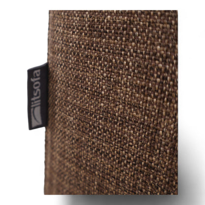 Nyrenset | Brun Litsofa 3-seter sofa med avtagbare trekk