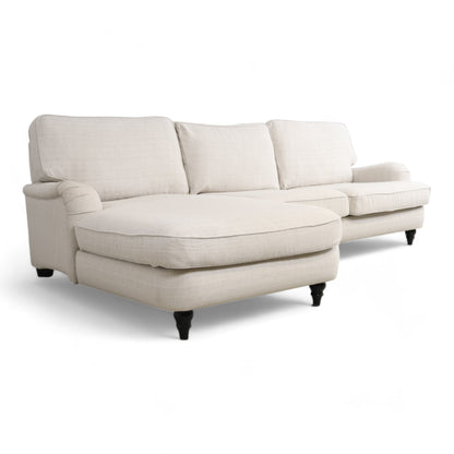 Nyrenset | Lys Beige Sofa med Sjeselong