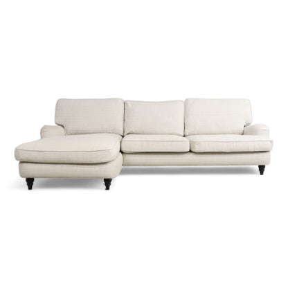 Nyrenset | Lys Beige Sofa med Sjeselong