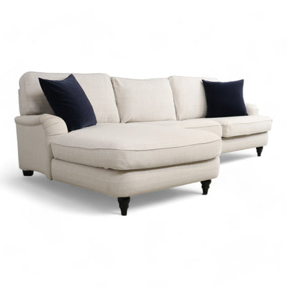 Nyrenset | Lys Beige Sofa med Sjeselong