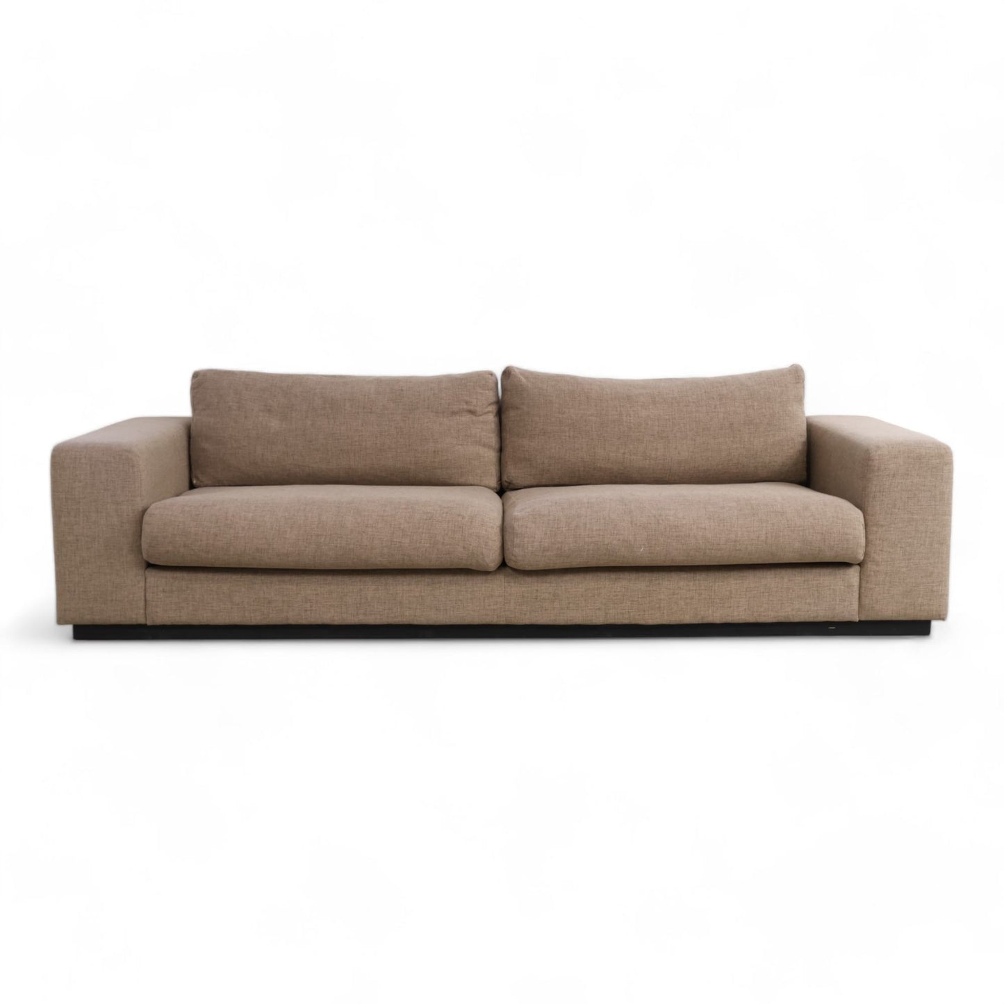 Nyrenset | Brun Bolia Sepia 3-seter sofa med puff