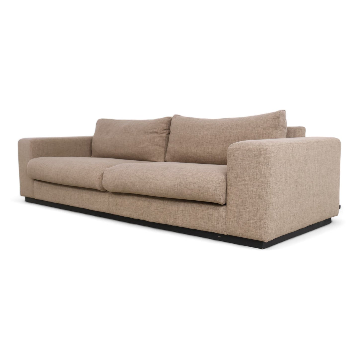 Nyrenset | Brun Bolia Sepia 3-seter sofa med puff