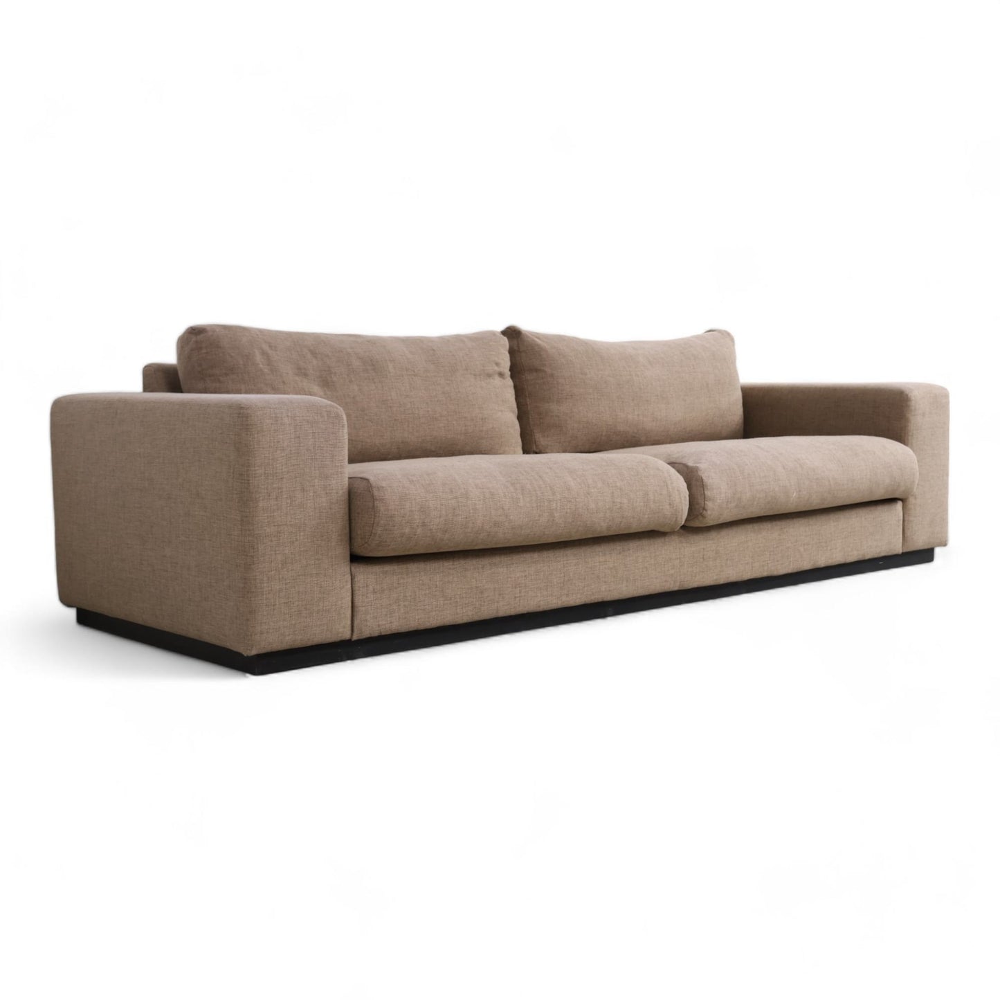 Nyrenset | Brun Bolia Sepia 3-seter sofa med puff