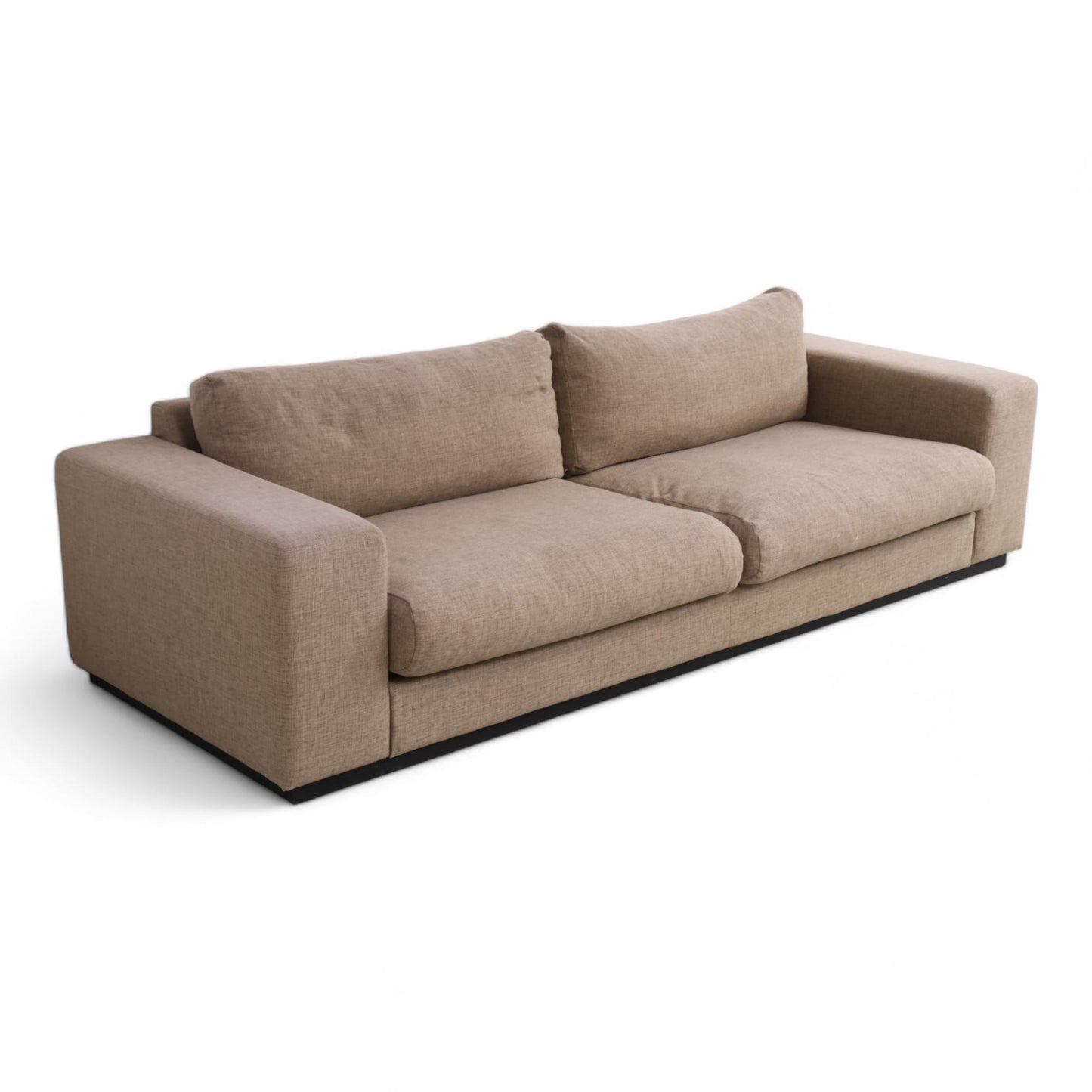 Nyrenset | Brun Bolia Sepia 3-seter sofa med puff