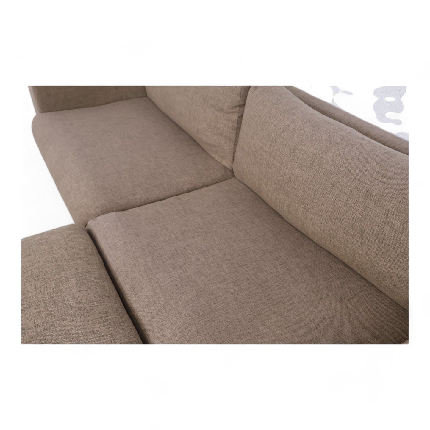 Nyrenset | Brun Bolia Sepia 3-seter sofa med puff