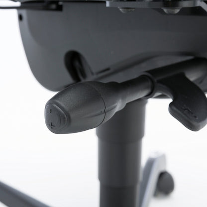 Helt nytt | 24-timersstol RAMSEY, svart skinn