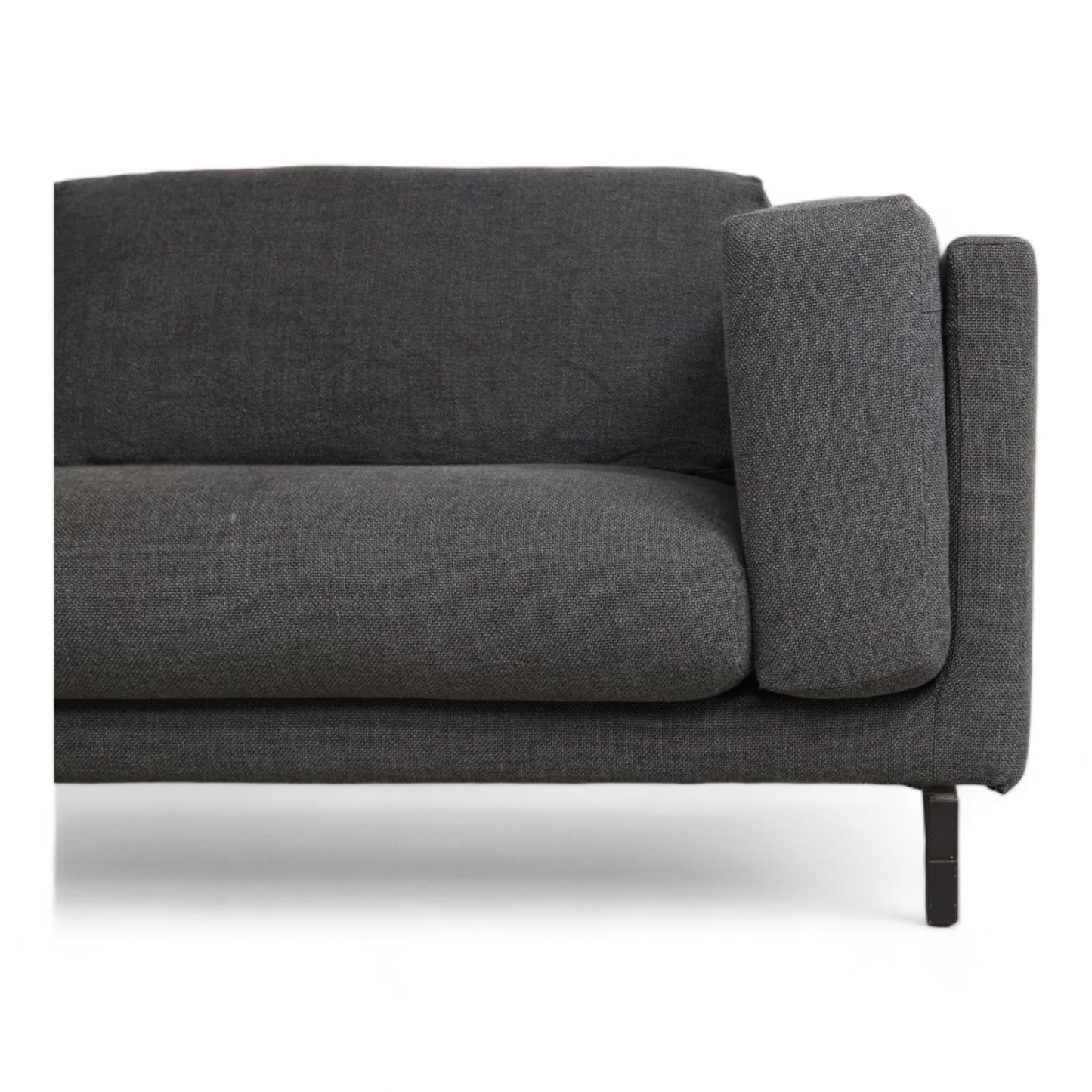 Nyrenset | Mørk grå IKEA Nockeby 3-seter sofa