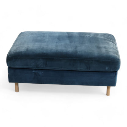 Nyrenset | Turkis Bolia puff med oppbevaringsrom