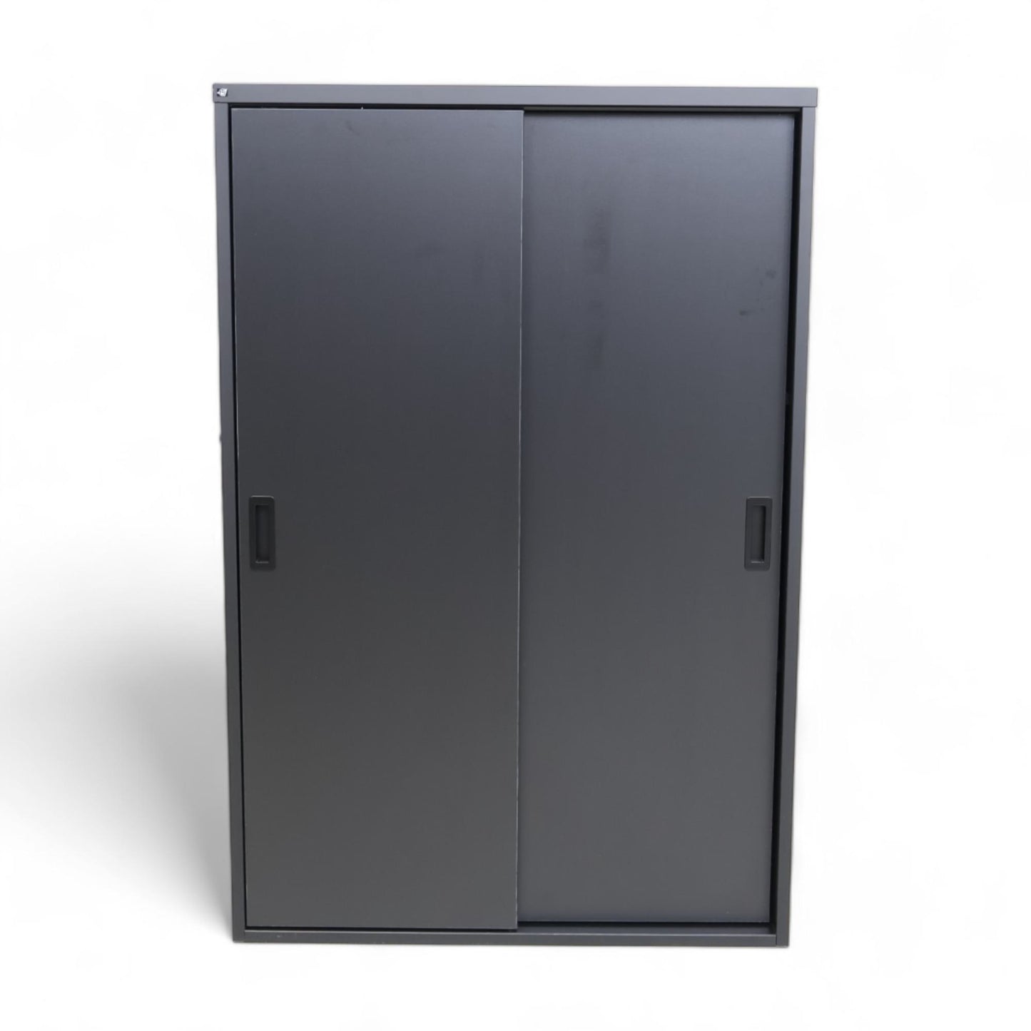 Modulus kabinett med skyvedører i svart 120x80