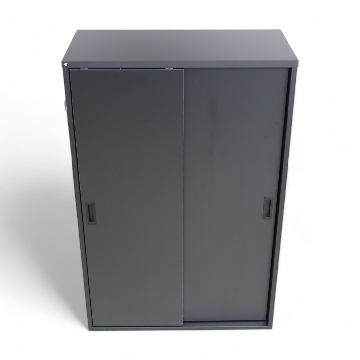 Modulus kabinett med skyvedører i svart 120x80