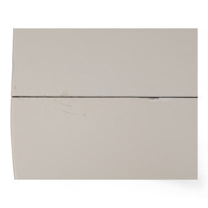 Hvitt rundt spisebord i tre med ileggsplate ø1120cm