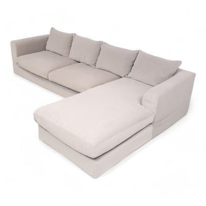 Nyrenset | Beige Home and Cottage Orlando sofa med sjeselong