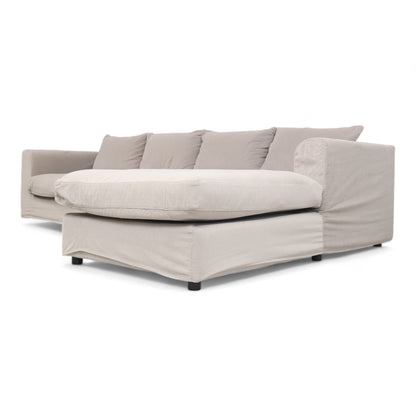 Nyrenset | Beige Home and Cottage Orlando sofa med sjeselong