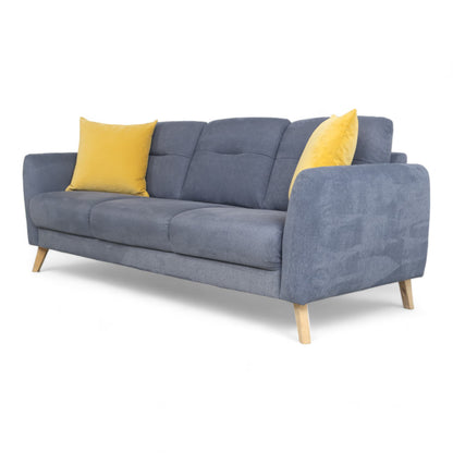 Nyrenset | Blå Hjort Knudsen 3-seter sofa