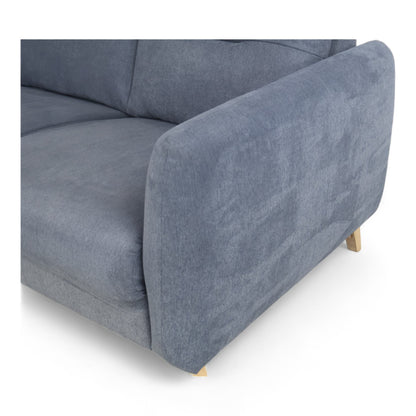 Nyrenset | Blå Hjort Knudsen 3-seter sofa