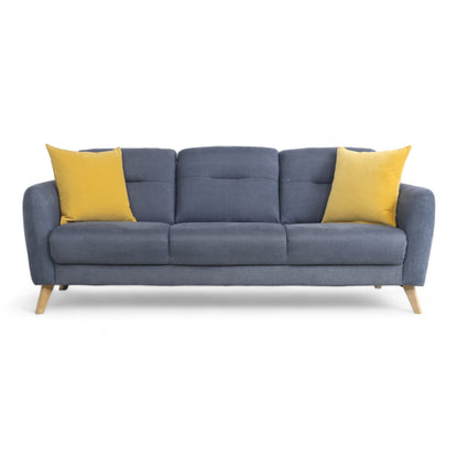 Nyrenset | Blå Hjort Knudsen 3-seter sofa