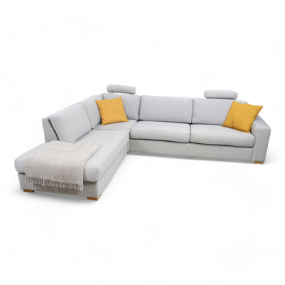 Nyrenset | Lys grå Modern Living hjørnesofa