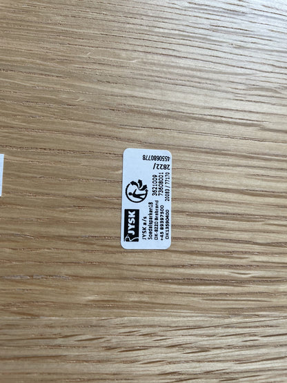 Kvalitetssikret | KALBY rundt spisebord i lys eikefinér og massiv eik fra Jysk