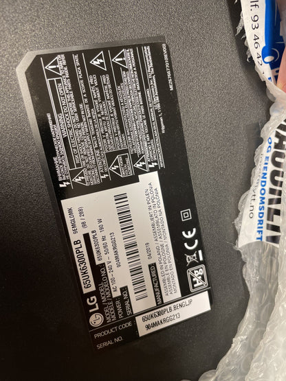 LG 65" UHD Smart TV 65UK6300