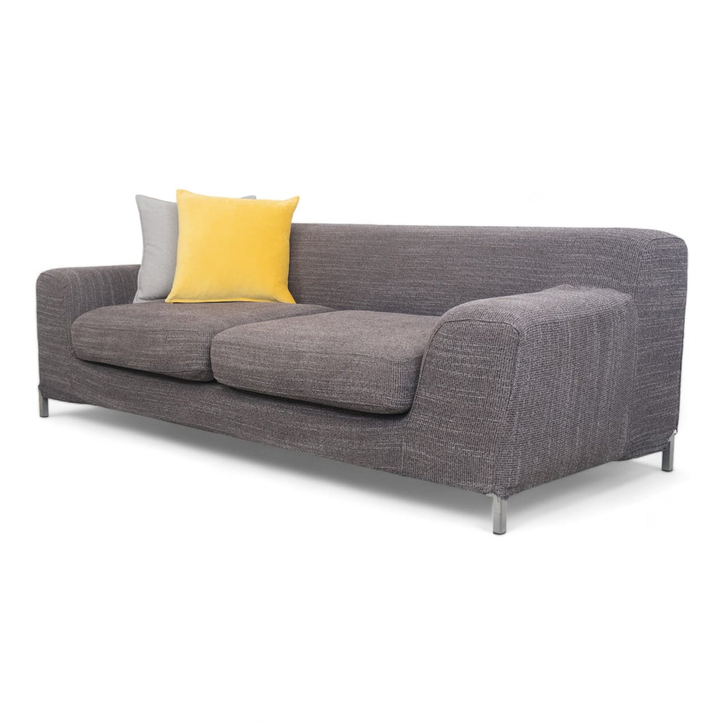 Nyrenset | Grå 3-seter sofa fra IKEA Kramfors