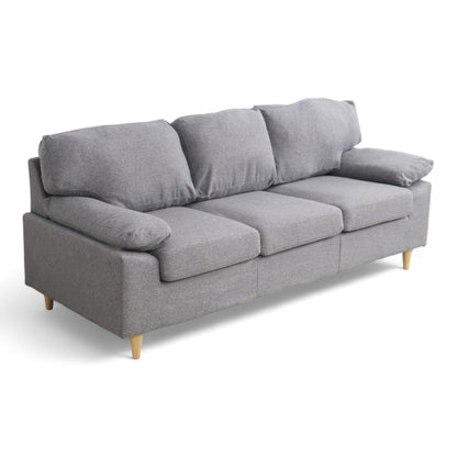 Nyrenset | Grå Jysk Gedved 3-seter sofa