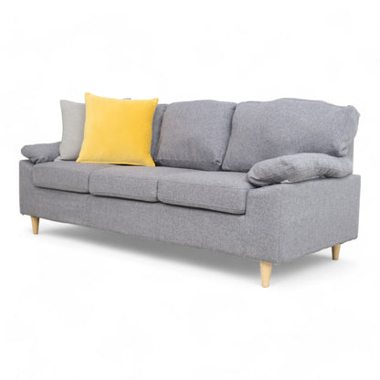 Nyrenset | Grå Jysk Gedved 3-seter sofa