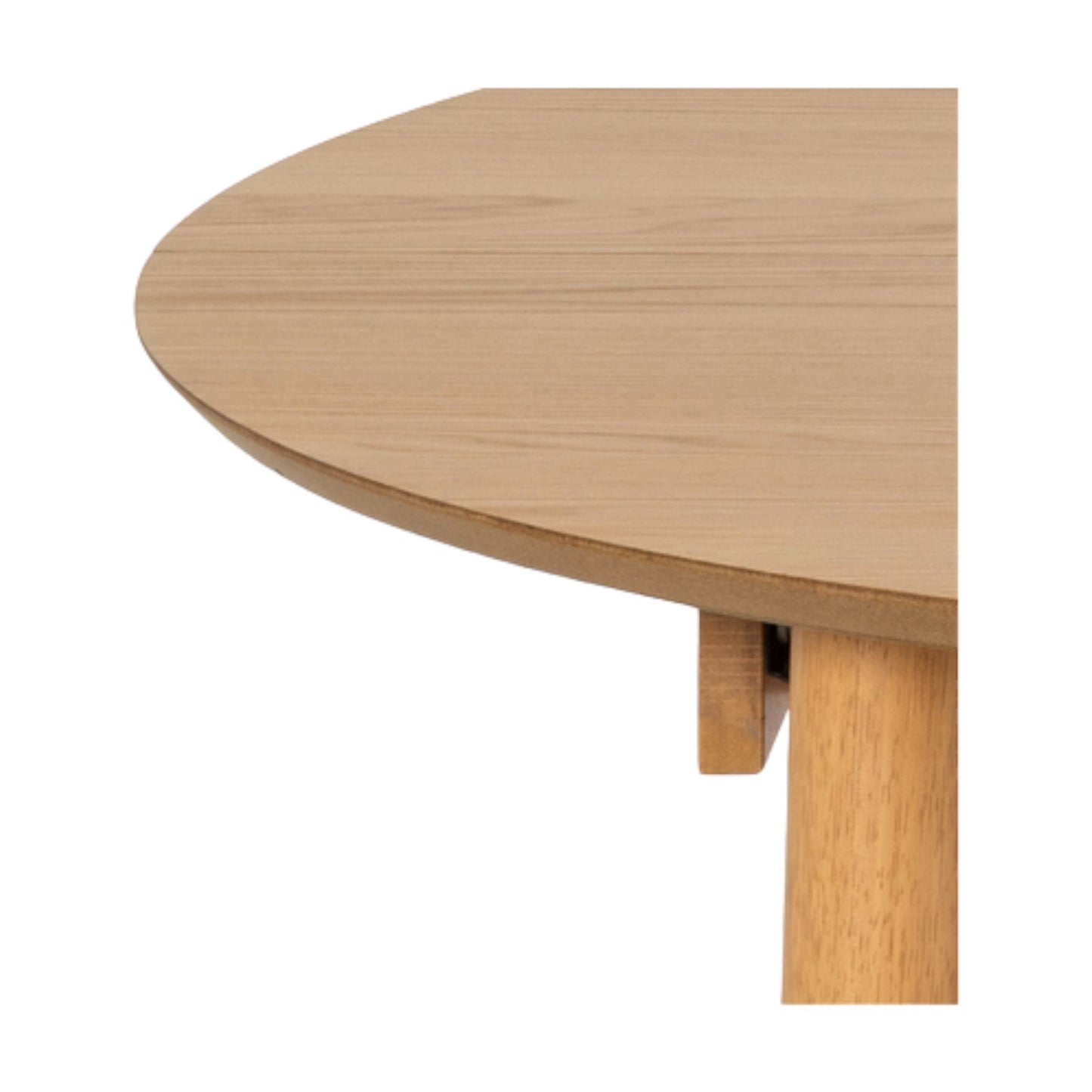 Montreux spisebord fra A-Møbler, 115/154 cm, matt eik