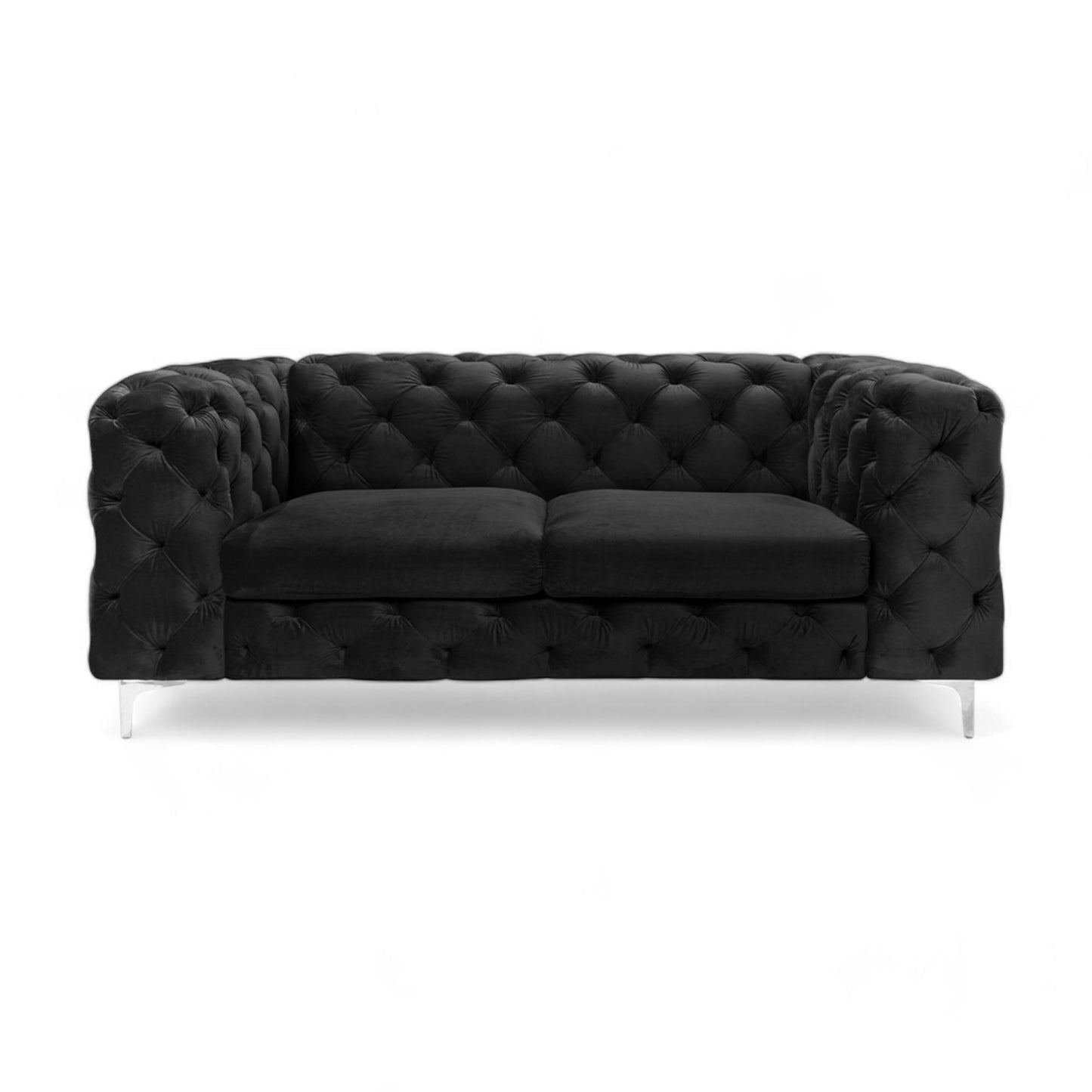 Utmerket tilstand | Bella 2-Seter Sofa i sort velur