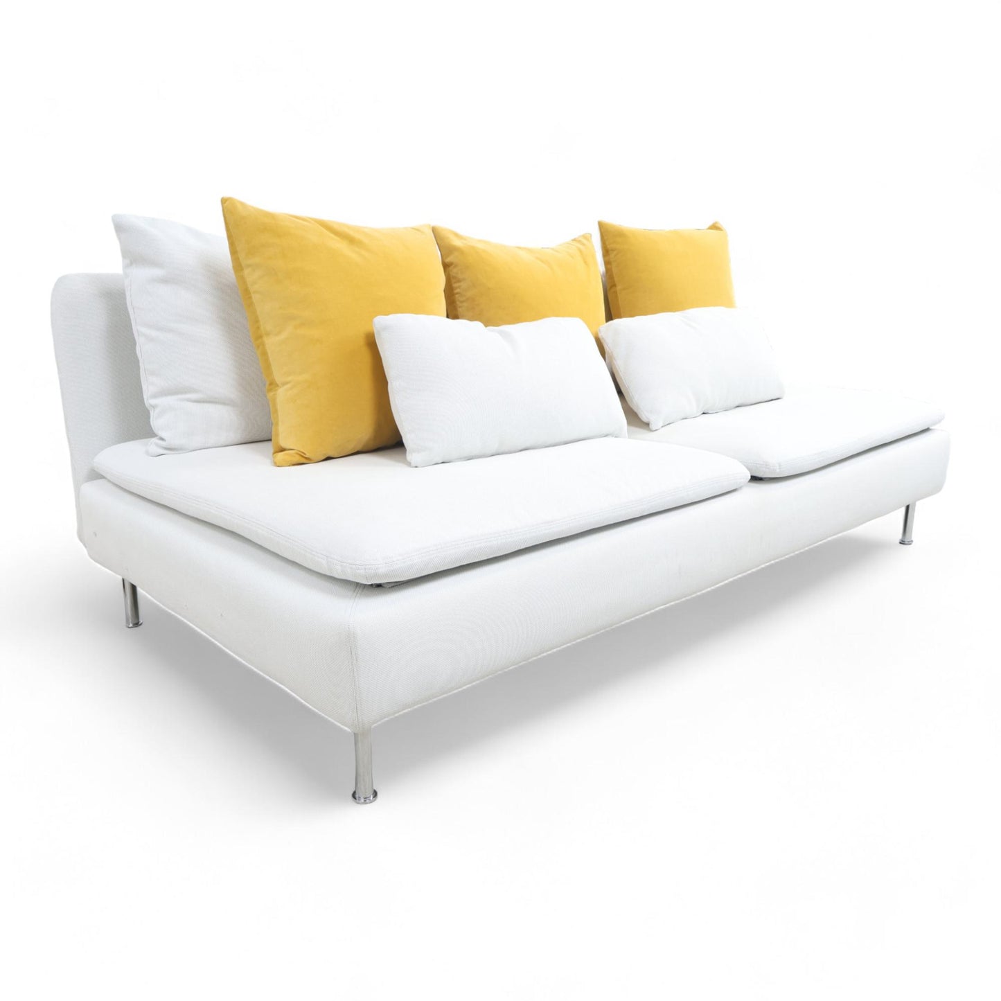 Nyrenset | Hvit Ikea Söderhamn 3-seter sofa