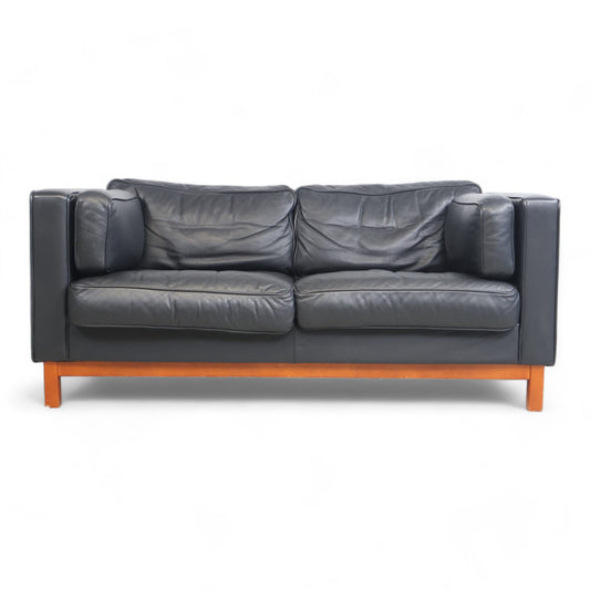 Nyrenset | 2-seter sofa i skinn