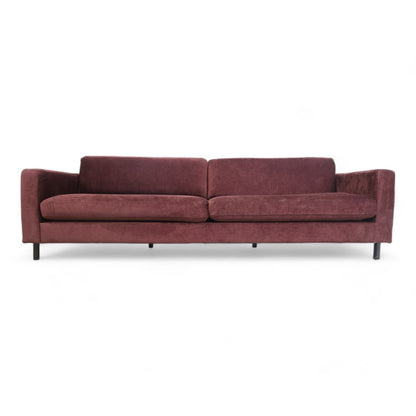 Nyrenset | Skeidar Time 3-seter sofa i burgunder tekstil