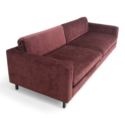 Nyrenset | Skeidar Time 3-seter sofa i burgunder tekstil