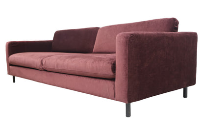 Nyrenset | Skeidar Time 3-seter sofa i burgunder tekstil