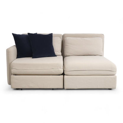 Nyrenset | Beige Ikea Vallentuna 2-seter sovesofa