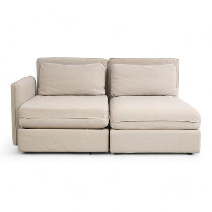 Nyrenset | Beige Ikea Vallentuna 2-seter sovesofa