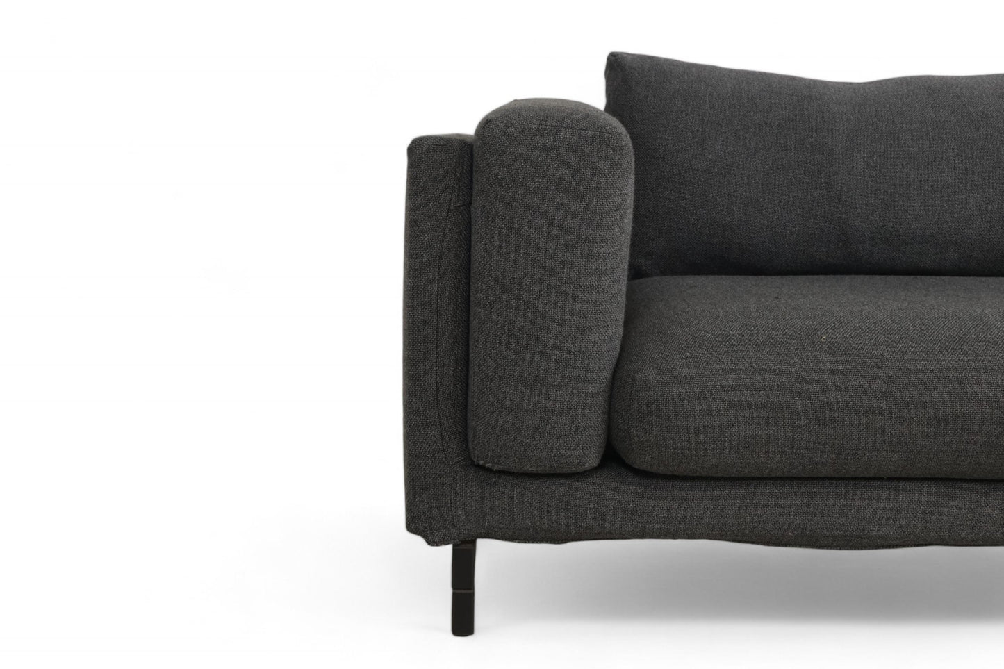 Utmerket Tilstand | Mørk grå IKEA Nockeby 2-seter sofa