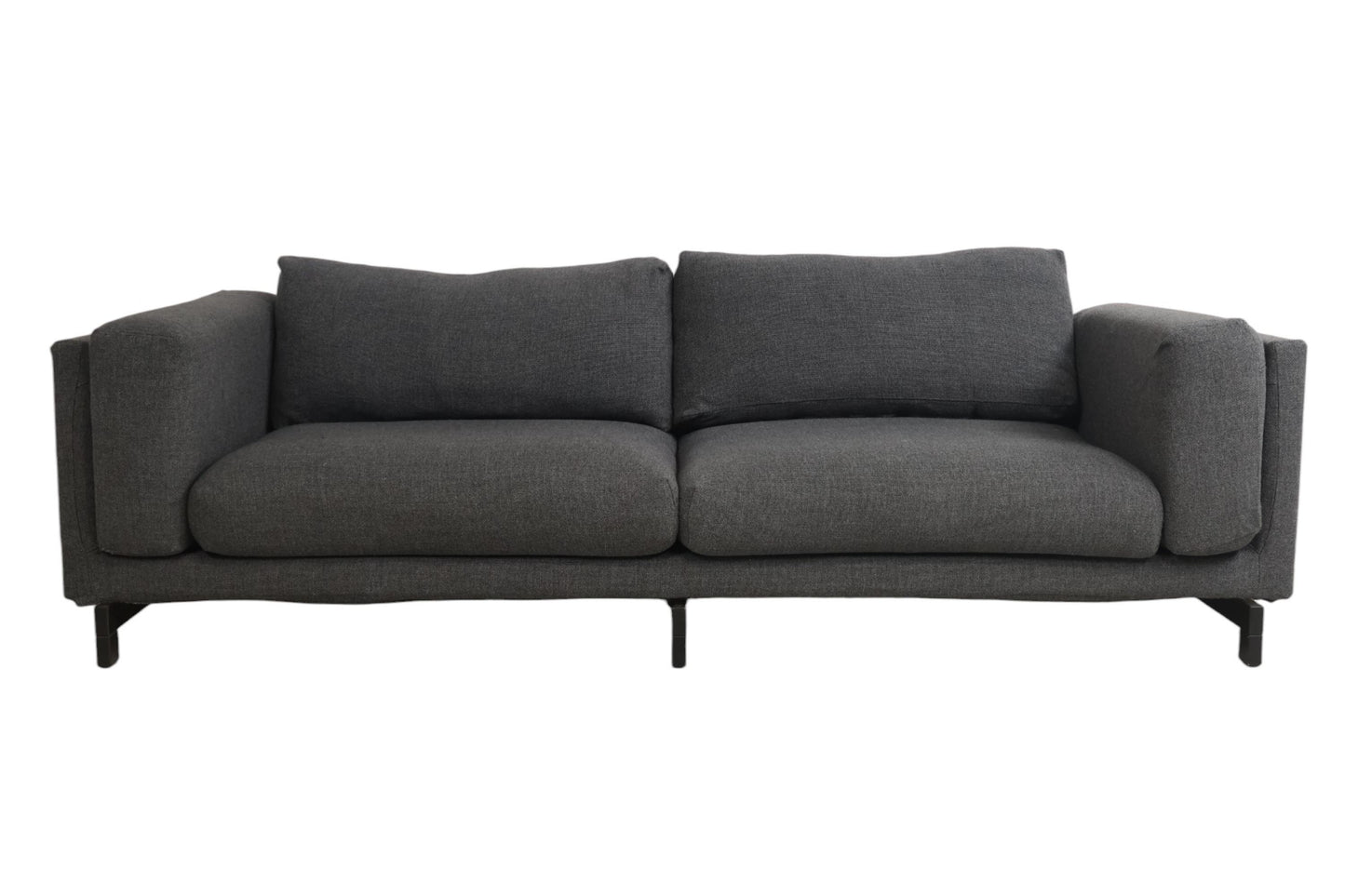 Utmerket Tilstand | Mørk grå IKEA Nockeby 2-seter sofa