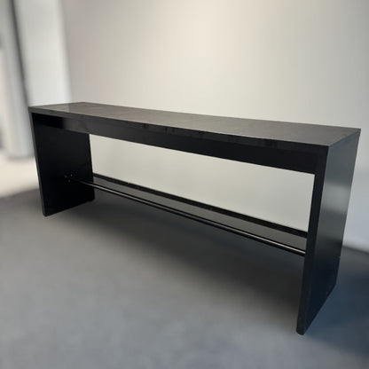 Sort Barbord 220x50cm