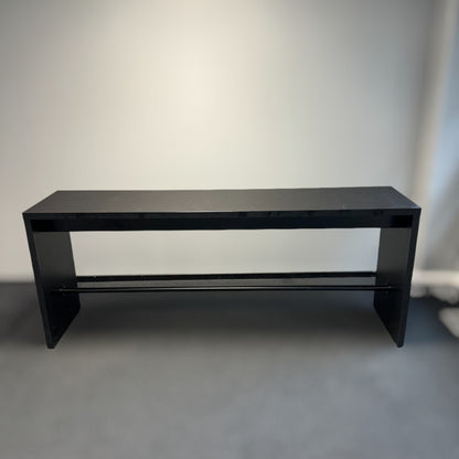 Sort Barbord 220x50cm