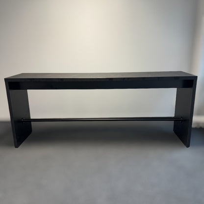 Sort Barbord 220x50cm