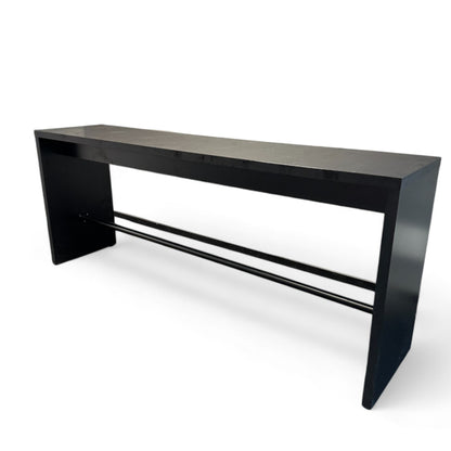 Sort Barbord 220x50cm