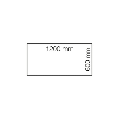 Helt nytt | Skrivebord QBUS, hev/senk, L1200 B600 mm, sølv, hvit