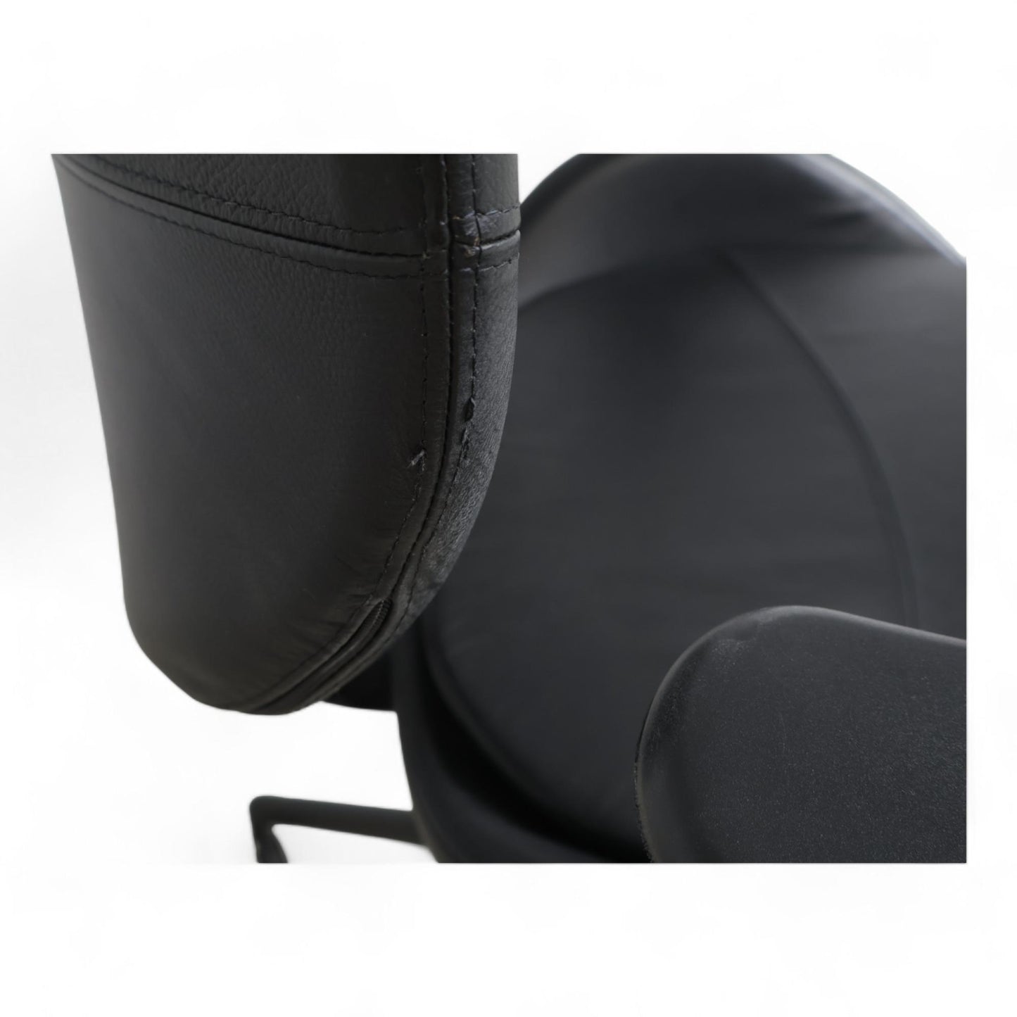 HATTEFJÄLL Kontorstol med armlener, Smidig svart/svart