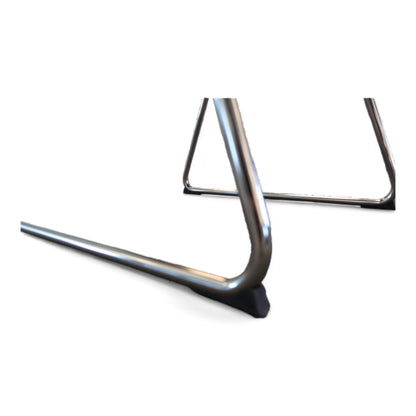 IKEA BERNHARD stoler i sort imitert skinn