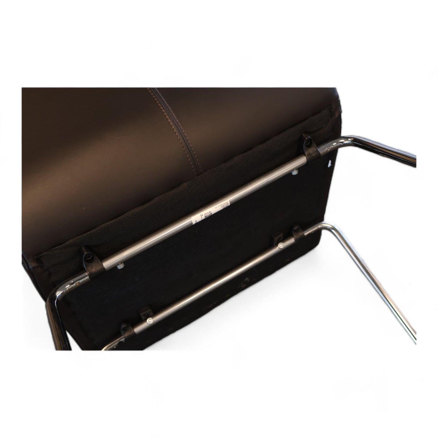 IKEA BERNHARD stoler i sort imitert skinn