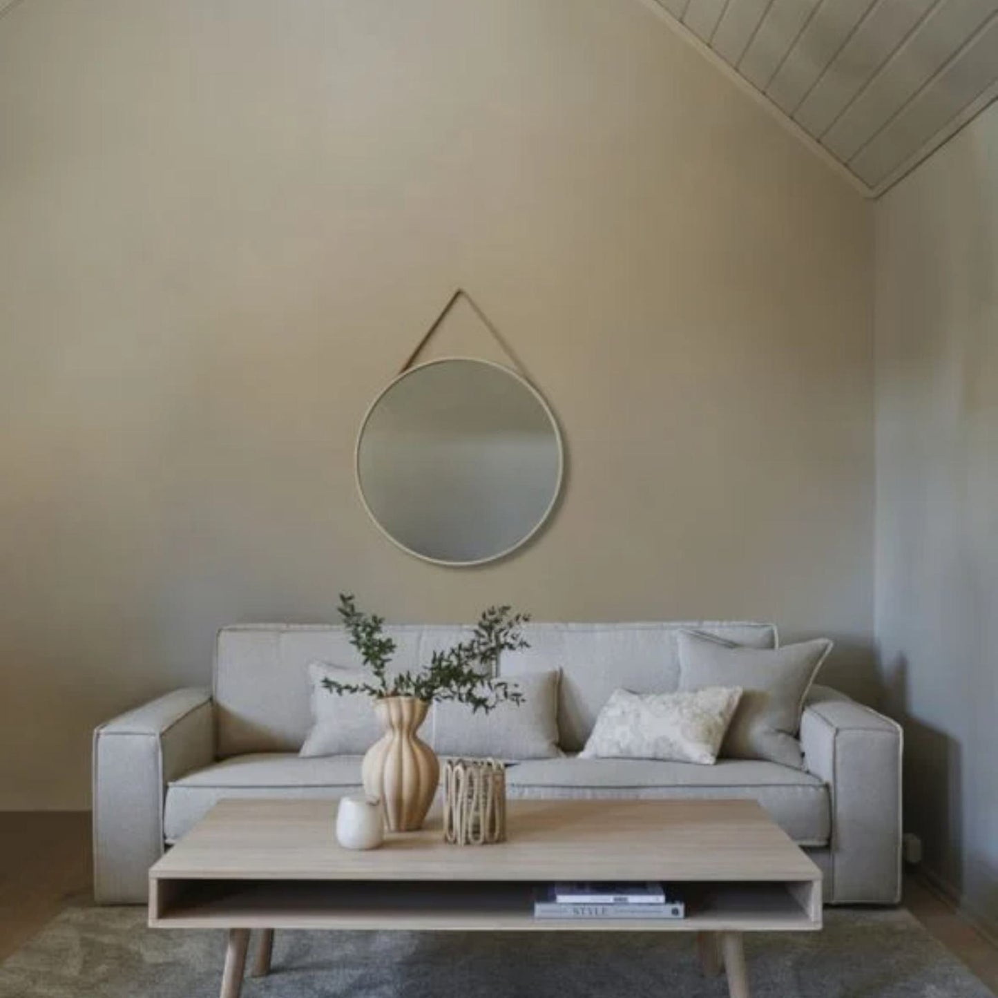 Olea sofabord lav modell natur - 70x130x40 cm + ben