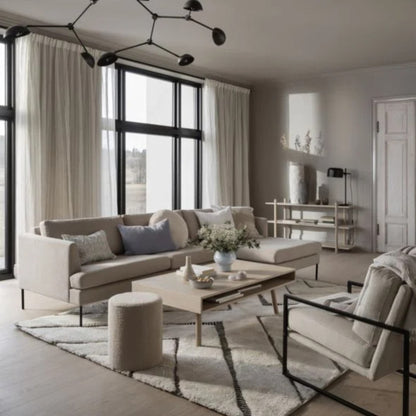 Olea sofabord lav modell natur - 70x130x40 cm + ben